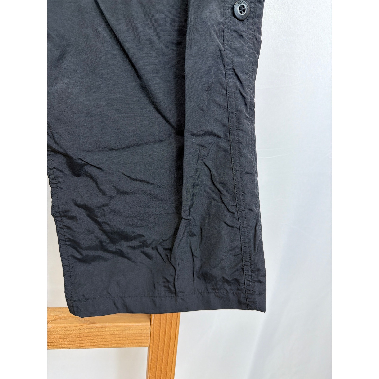 Nwt Gramicci Black Wide Leg Adjustable Waist Nylon Pants Xl — image 3 of 8